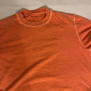 Madewell Vibrant Orange Crew Shirt